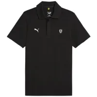 Tricou polo pentru bărbați Puma Ferrari Style Jacquard Black
