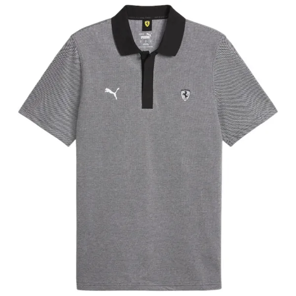 Tricou polo pentru bărbați Puma Ferrari Style 2 Tone Grey photo 1