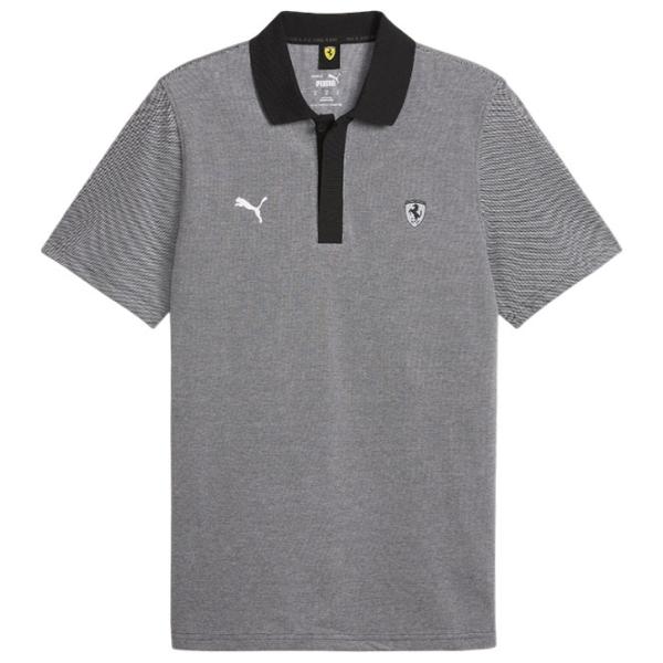 Tricou polo pentru bărbați Puma Ferrari Style 2 Tone Grey photo 1