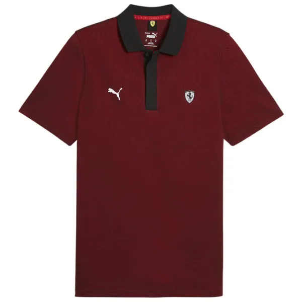 Tricou polo pentru bărbați Puma Ferrari Style 2 Tone Red photo 1