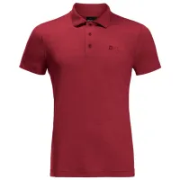 Tricou polo pentru bărbați Jack Wolfskin Travel Polo M Red