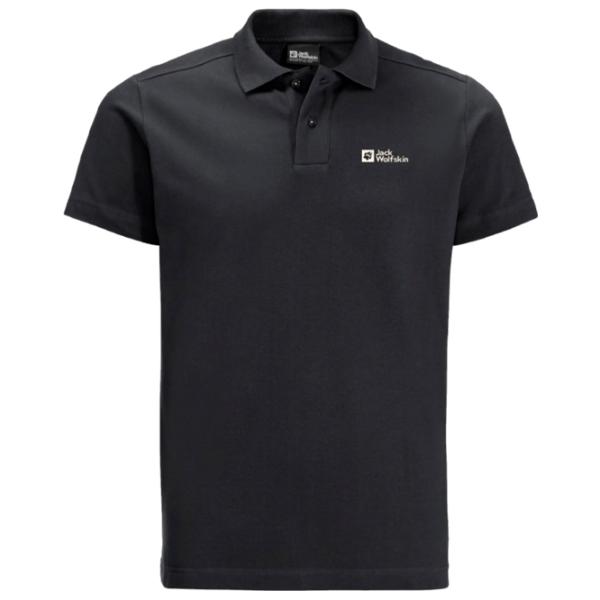 Tricou polo pentru bărbați Jack Wolfskin Essential Polo M Black photo 1