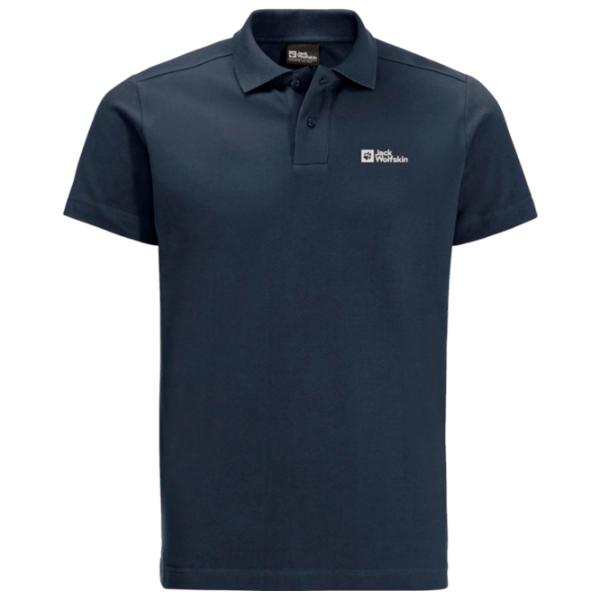 Tricou polo pentru bărbați Jack Wolfskin Essential Polo M Navy photo 1 Tricou polo pentru bărbați Jack Wolfskin Essential Polo M Navy photo 1