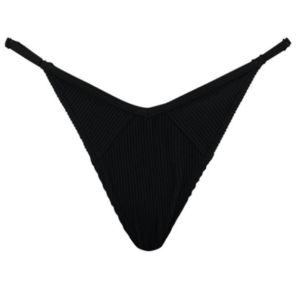 Слипы для женщин Puma Swim Women Ribbed Tanga 1P M/ Черный photo 1