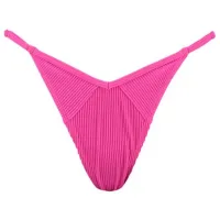 Слипы для женщин Puma Swim Women Ribbed Tanga 1P L/ Neon Pink