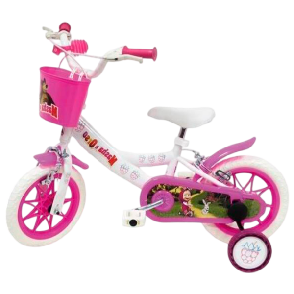 Велосипед Mondo Masha & The Bear 12" 12" Металл/ Белый Розовый photo 1 Велосипед Mondo Masha & The Bear 12" 12" Металл/ Белый Розовый photo 1