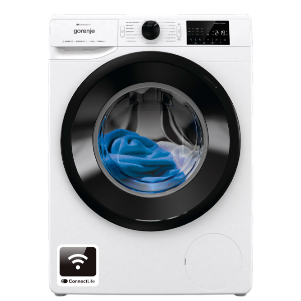 Mașină de spălat Gorenje WPNEI94A1SWIFI 9 kg / 1400 rpm / White photo 1 Mașină de spălat Gorenje WPNEI94A1SWIFI 9 kg / 1400 rpm / White photo 1