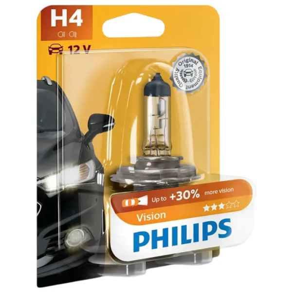 Lampă auto Philips 12342PRB1 Halogen/ H4/ P43t-38/ 60 - 55 W/ 1815lm photo 1 Lampă auto Philips 12342PRB1 Halogen/ H4/ P43t-38/ 60 - 55 W/ 1815lm photo 1