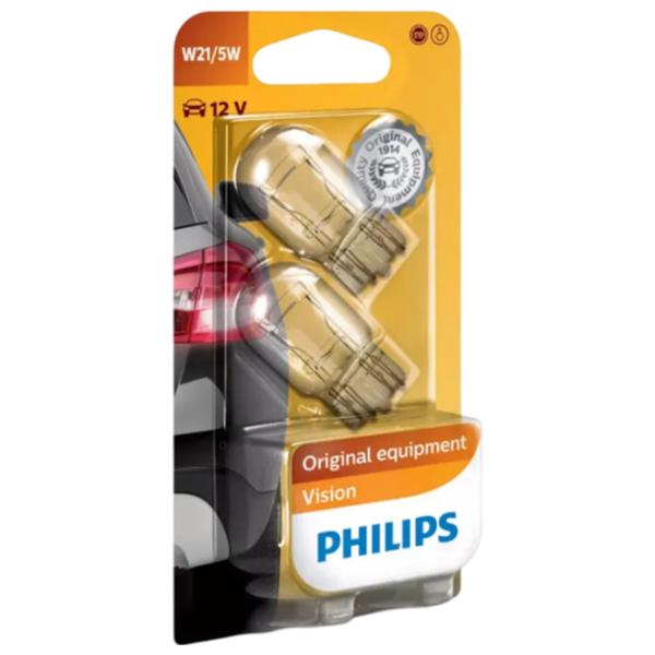 Lampă auto Philips 12066B2 Incandescentă/ W21/ 5W/ W3x16q/ 21.5 W/ 440 lm photo 1 Lampă auto Philips 12066B2 Incandescentă/ W21/ 5W/ W3x16q/ 21.5 W/ 440 lm photo 1