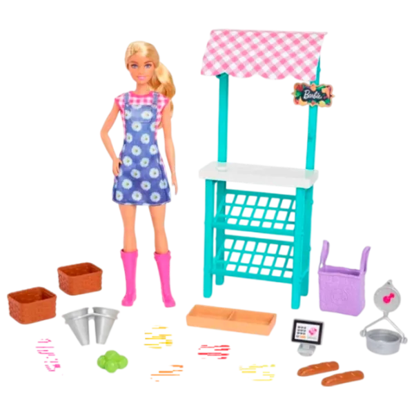 Набор Barbie Farmers Market Playset Caucasian HCN22 модель/ 3+ photo 1 Набор Barbie Farmers Market Playset Caucasian HCN22 модель/ 3+ photo 1