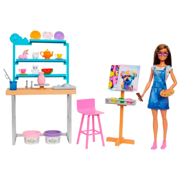 Набор Barbie Relax & Create Art Studio HCM85 модель/ 3+ photo 1 Набор Barbie Relax & Create Art Studio HCM85 модель/ 3+ photo 1