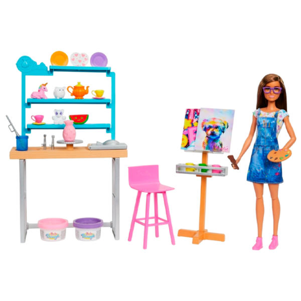 Набор Barbie Relax & Create Art Studio HCM85 модель/ 3+ photo 1 Набор Barbie Relax & Create Art Studio HCM85 модель/ 3+ photo 1