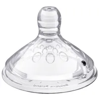 Tetină pentru biberon BabyOno 1454/ 02 Unisex/ Transparent