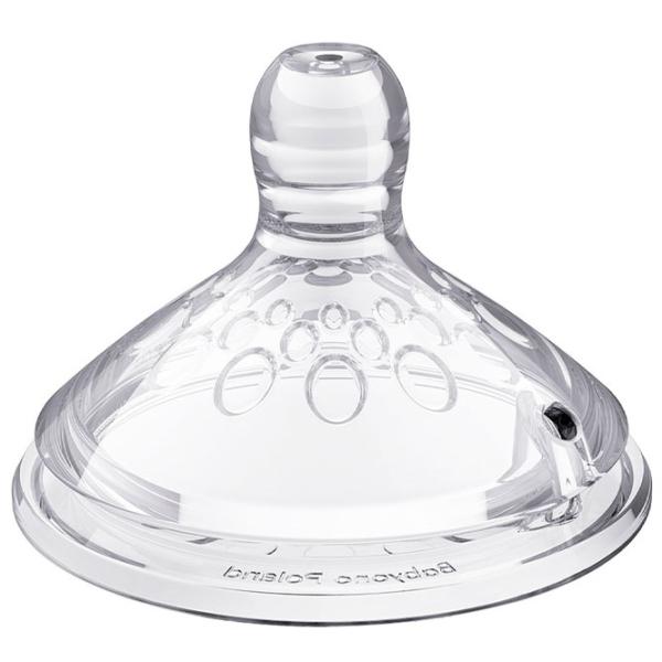 Tetină pentru biberon BabyOno 1453/ 02 Unisex/ Transparent photo 1