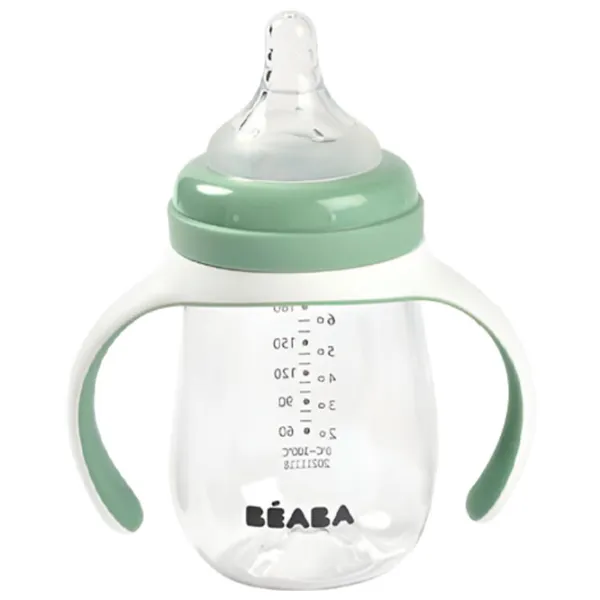 Бутылочка для кормления Beaba B913531 Для девочек/ 210 мл/ Sage Green photo 1