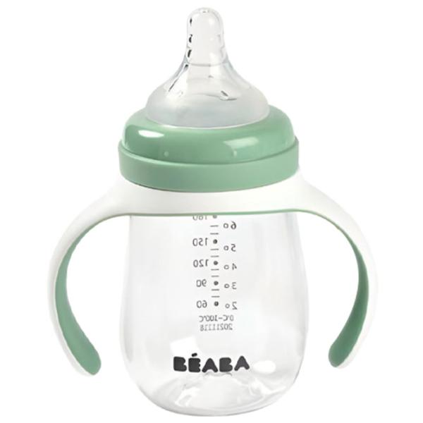 Бутылочка для кормления Beaba B913531 Для девочек/ 210 мл/ Sage Green photo 1