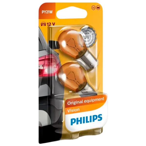 Lampă auto Philips 12496NACP Incandescentă/ P21W/ BAU15s/ 21 W/ 280lm photo 1 Lampă auto Philips 12496NACP Incandescentă/ P21W/ BAU15s/ 21 W/ 280lm photo 1