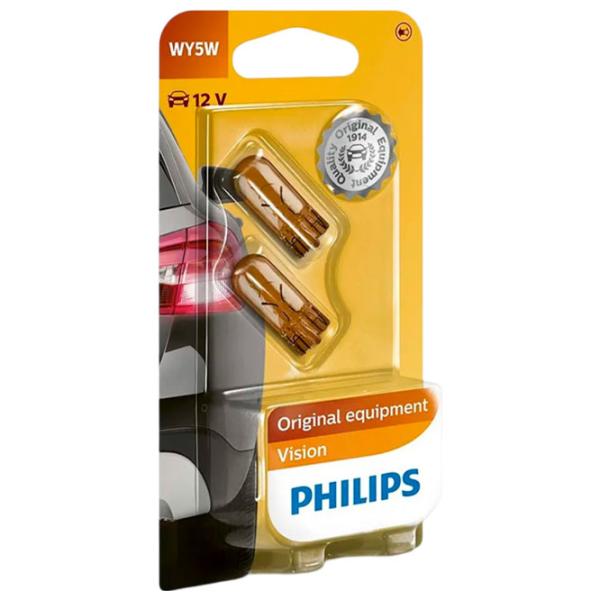 Автомобильная лампа Philips 40058130 Накал/ WY5W/ W2.1x9.5d/ 5 Вт photo 1 Автомобильная лампа Philips 40058130 Накал/ WY5W/ W2.1x9.5d/ 5 Вт photo 1
