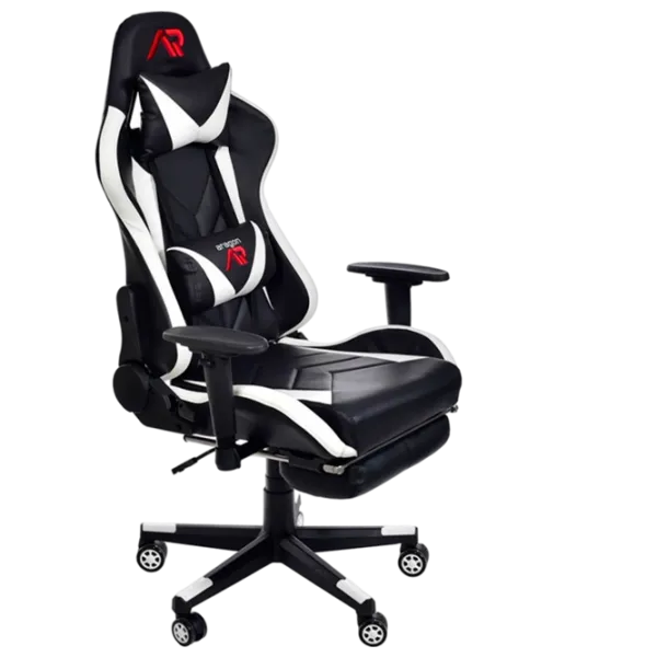 Игровое кресло Jumi Aragon CM-439528 Белый Черный photo 1