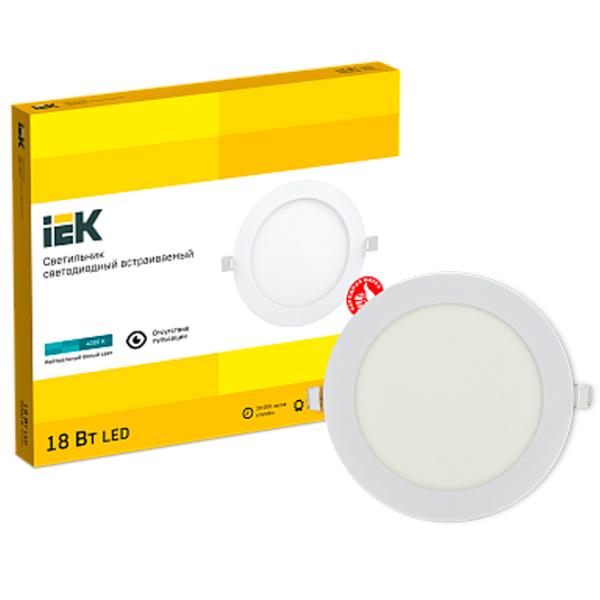 Plafonieră IEK ДВО 1608 242 mm/ Aluminiu photo 1