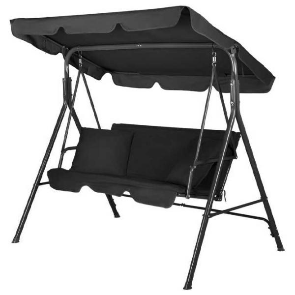 Leagăn de grădină FunFit Relax 4067 (5717546) Black/ 200 kg photo 1