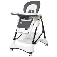 Scaun de masă Carrello Stella (CRL-9503) 6 luni/ Palette Grey