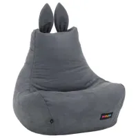 Кресла мешки Bean Bag Tempo Kondela SitOnMe Lapin M Ткань/ Пенополистирол/ Серый