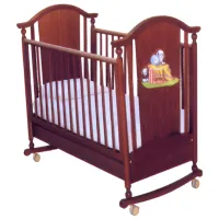 Детская кровать Pali Aurora 0 месяцев - 3 года/ Wallnut