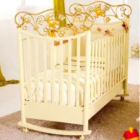 Детская кровать Baby Expert Perla 0 месяцев - 3 года/ Золото