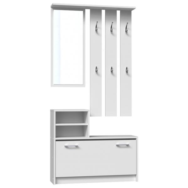 Комплект для прихожей TopEshop Gar ДСП/ White photo 1 Комплект для прихожей TopEshop Gar ДСП/ White photo 1