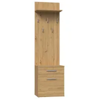 Шкаф для прихожей TopEshop Duo 50 ДСП/ Дуб артисан