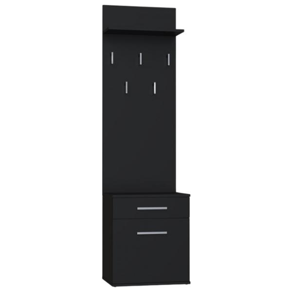 Dulap pentru antreu TopEshop Duo 50 PAL/ Black Matt photo 1