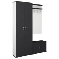 Комплект для прихожей Haaus Como V8 ДСП/ Антрацит