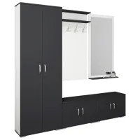 Комплект для прихожей Haaus Como V5 ДСП/ Антрацит