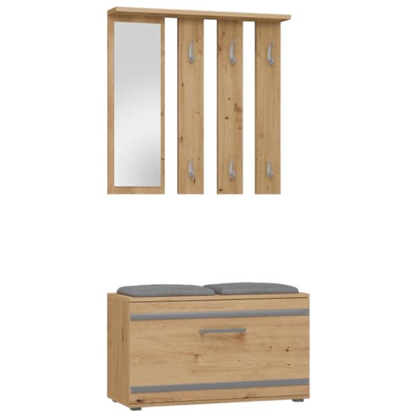Set pentru antreu TopEshop Opal II PAL/ Stejar artisan photo 1