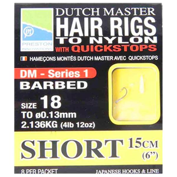 Fir pentru linia principală de pescuit Preston DUTCH MASTER HAIR RIG - SHORT 8/ 2.1 kg photo 1 Fir pentru linia principală de pescuit Preston DUTCH MASTER HAIR RIG - SHORT 8/ 2.1 kg photo 1