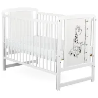 Детская кровать BabyNeeds Timmi Girafa 0 месяцев - 4 года/ Белый