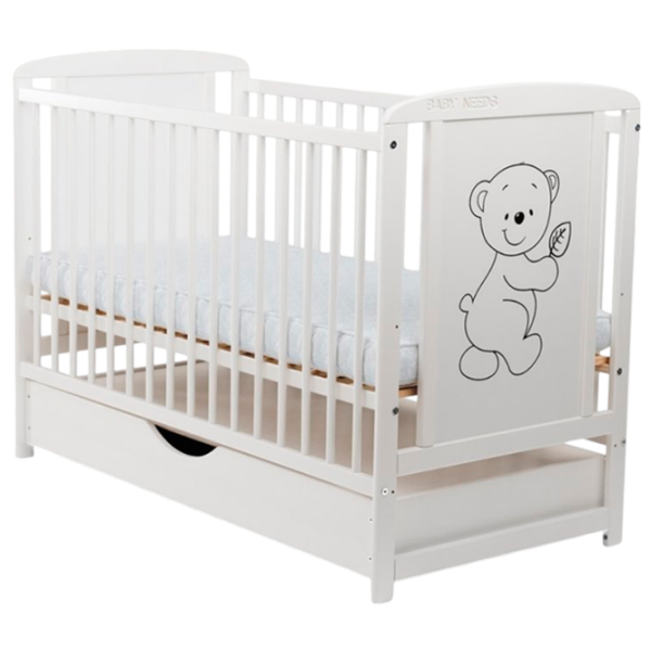 Pat pentru copii BabyNeeds Timmi 0 luni - 4 ani/ White photo 1
