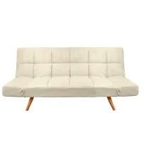 Диван DecoPrim LM-58 (0007695) Вельвет / Белый