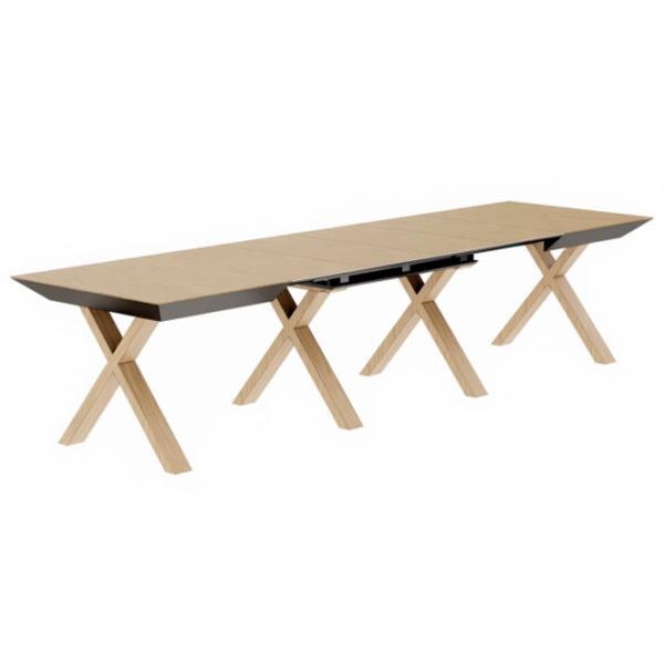 Masă de bucătărie extensibilă DecoPrim Madrid Natural Wood MDF/ Brown photo 1 Masă de bucătărie extensibilă DecoPrim Madrid Natural Wood MDF/ Brown photo 1