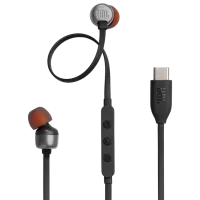 Наушники JBL T310C Красный Черный Проводная/ Персональный