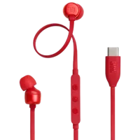 Наушники JBL T310C Красный Проводная/ Персональный