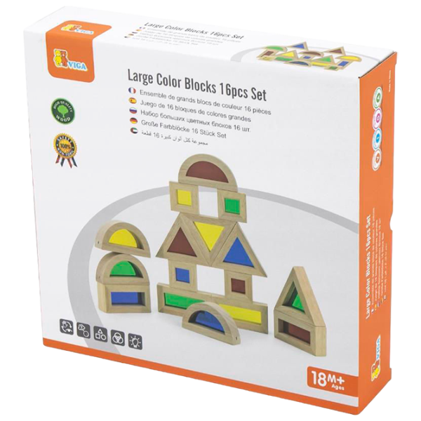 Конструктор VIGA Large Color Blocks Кубики/ Разноцветный photo 1