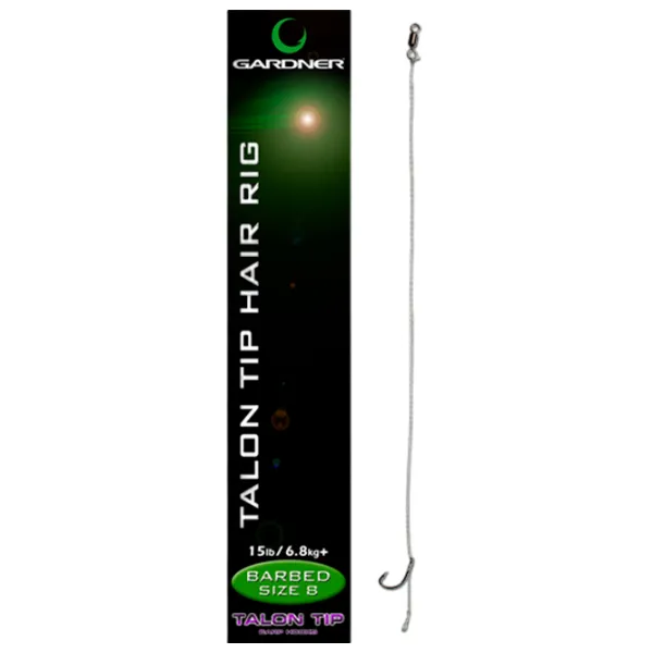 Lesă pentru pescuit Gardner TALON TIP HAIR RIG BARBED 1/ 6.8 kg photo 1