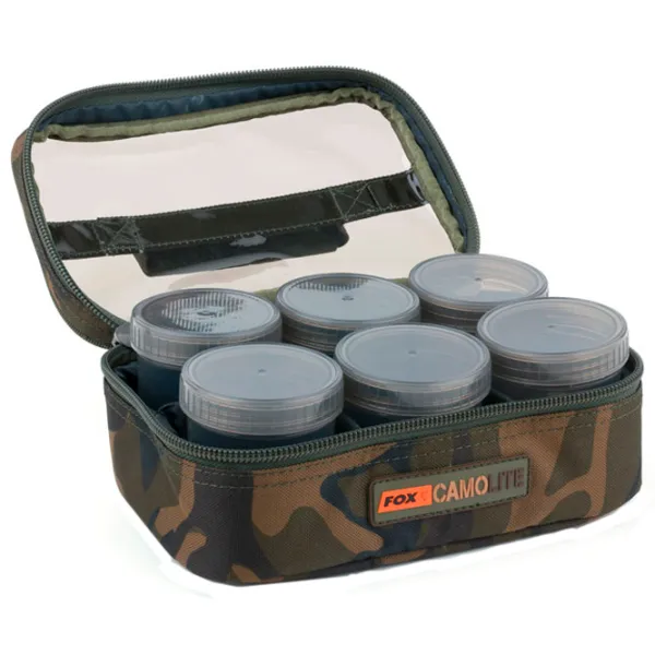 Сумка для аксессуаров FOX CAMOLITE Glug Case (8 pot) Полиэстер 500Д photo 1