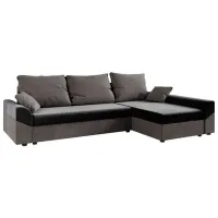 Canapea de colț Space Meble Denver L Sawana 05/ 21 (5630409) Pânză de iută/ Gray