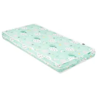 Salteluța pentru cărucior KikkaBoo Mattress DayDream Bumbac, poliester, Poliester/ Stele/ Green