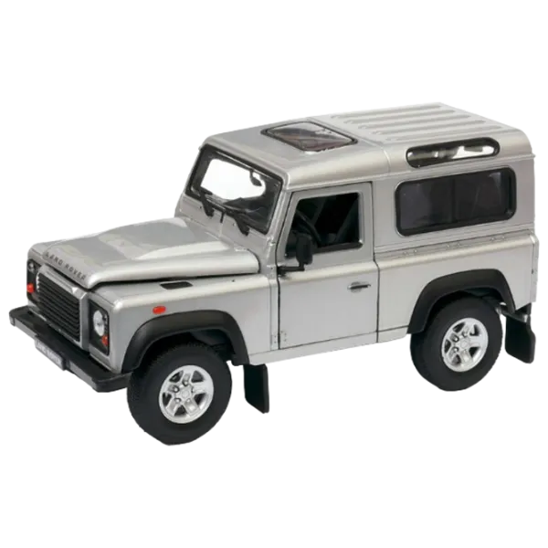Mașină de colecţie Welly Land Rover Defender 22498 Black Gray photo 1 Mașină de colecţie Welly Land Rover Defender 22498 Black Gray photo 1