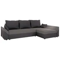 Canapea de colț Space Meble Dante L (5627257) Microfibră/ Gray