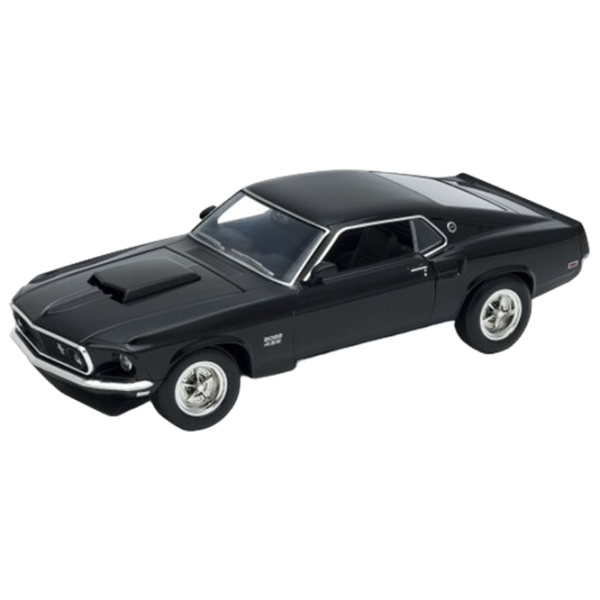 Mașină de colecţie Welly 1969 FORD MUSTANG BOSS 429 24067 Black Black photo 1